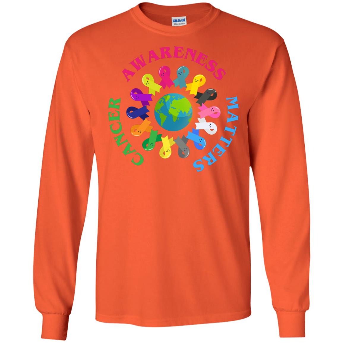 All Cancer Ribbons For All Cancer Awareness T-shirt Orange