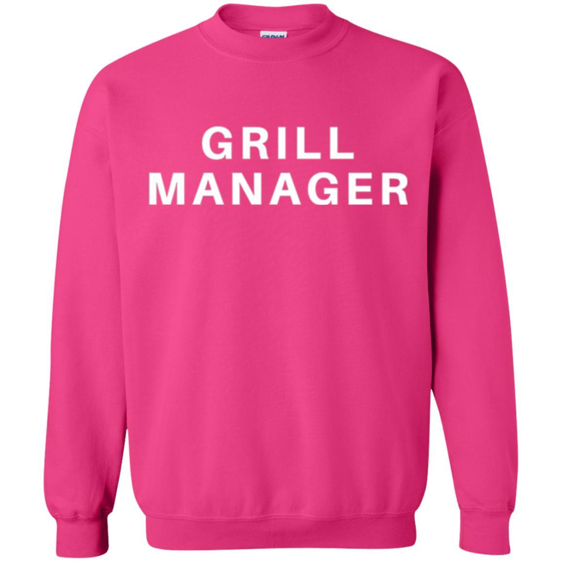 Grill Manager Cooking T-shirt Heliconia