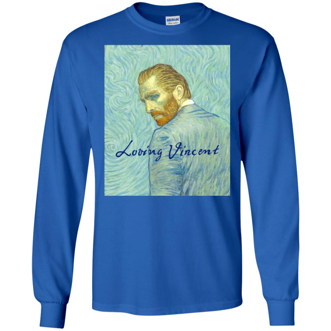 Movie Poster T-shirt Loving Vincent Royal