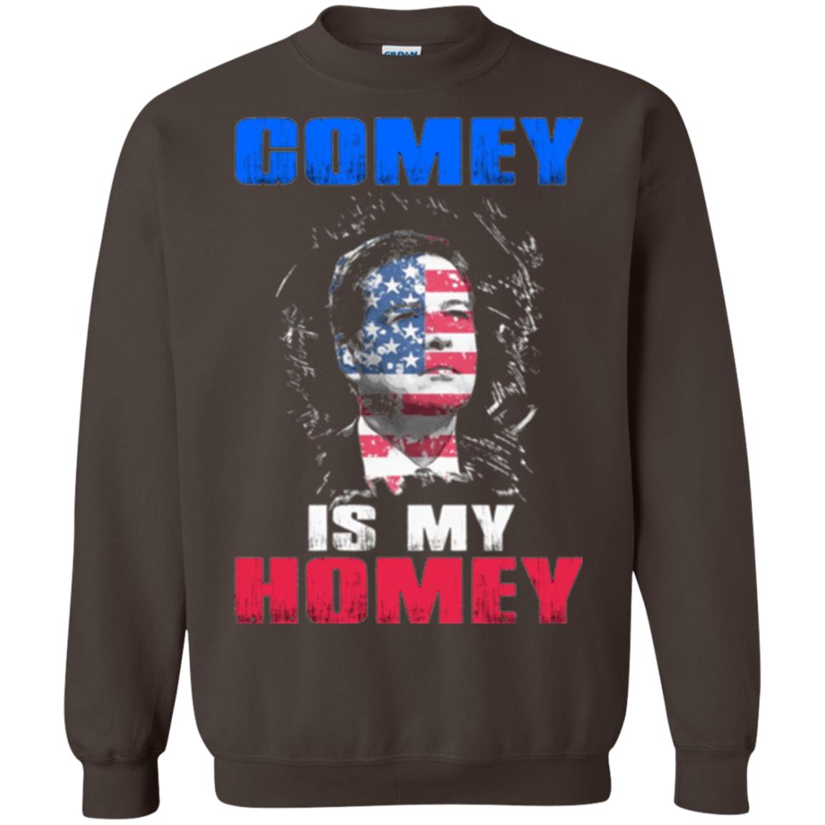 Fbi Director T-shirt Comey Is My Homey T-shirt Dark Chocolate