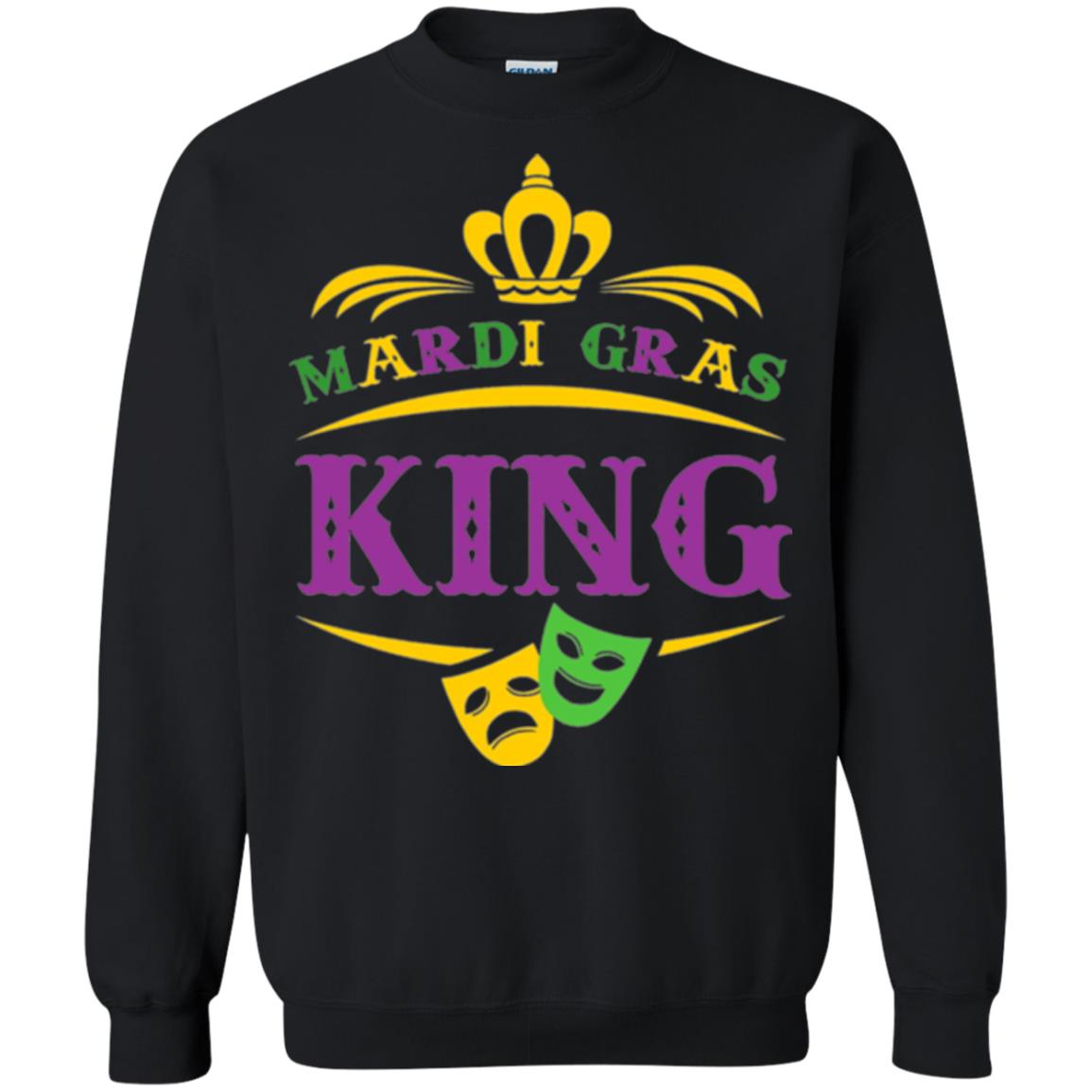 Mardi Gras King Gift T-shirt Black
