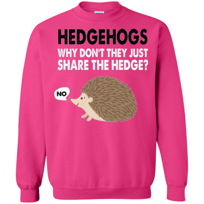 Hedgehogs T-shirt Why Don_t They Just Share Hedge Heliconia