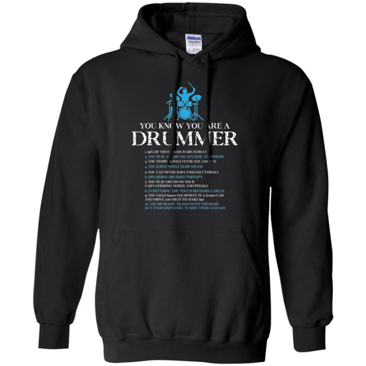 Drummer T-shirt You_re A Drummer Black