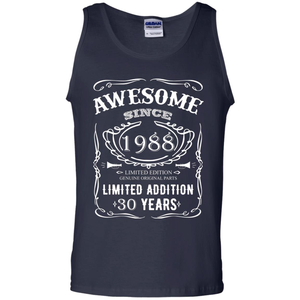 Awesome Since 1988 Limited Addition 30 Years 30th Birthday T-shirt Navy