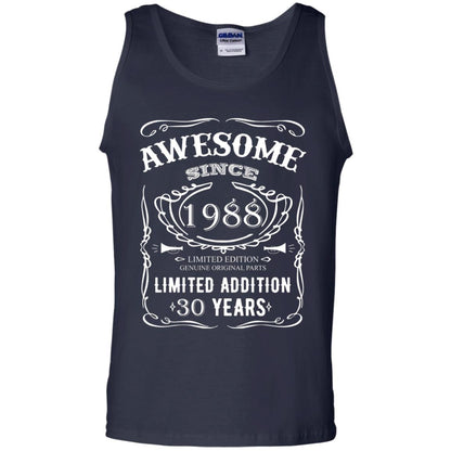 Awesome Since 1988 Limited Addition 30 Years 30th Birthday T-shirt Navy