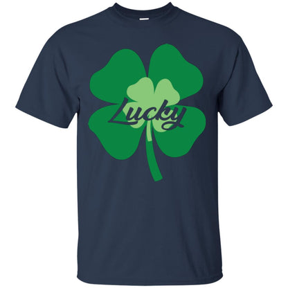 Saint Patrick's Day T-shirt Lucky Leprechaun Navy