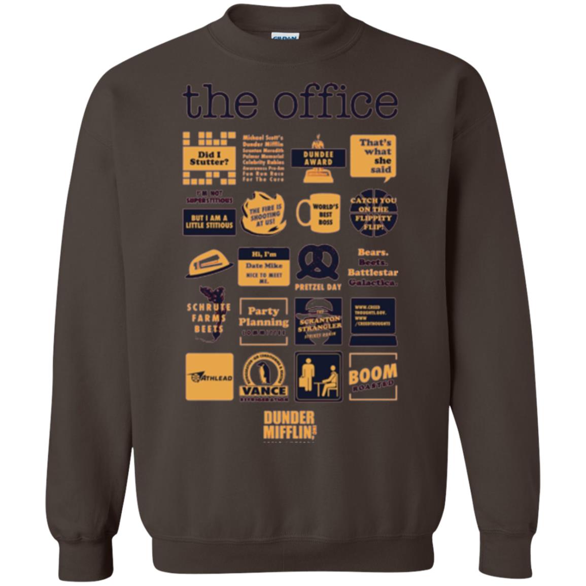 The Office T-shirt Dark Chocolate