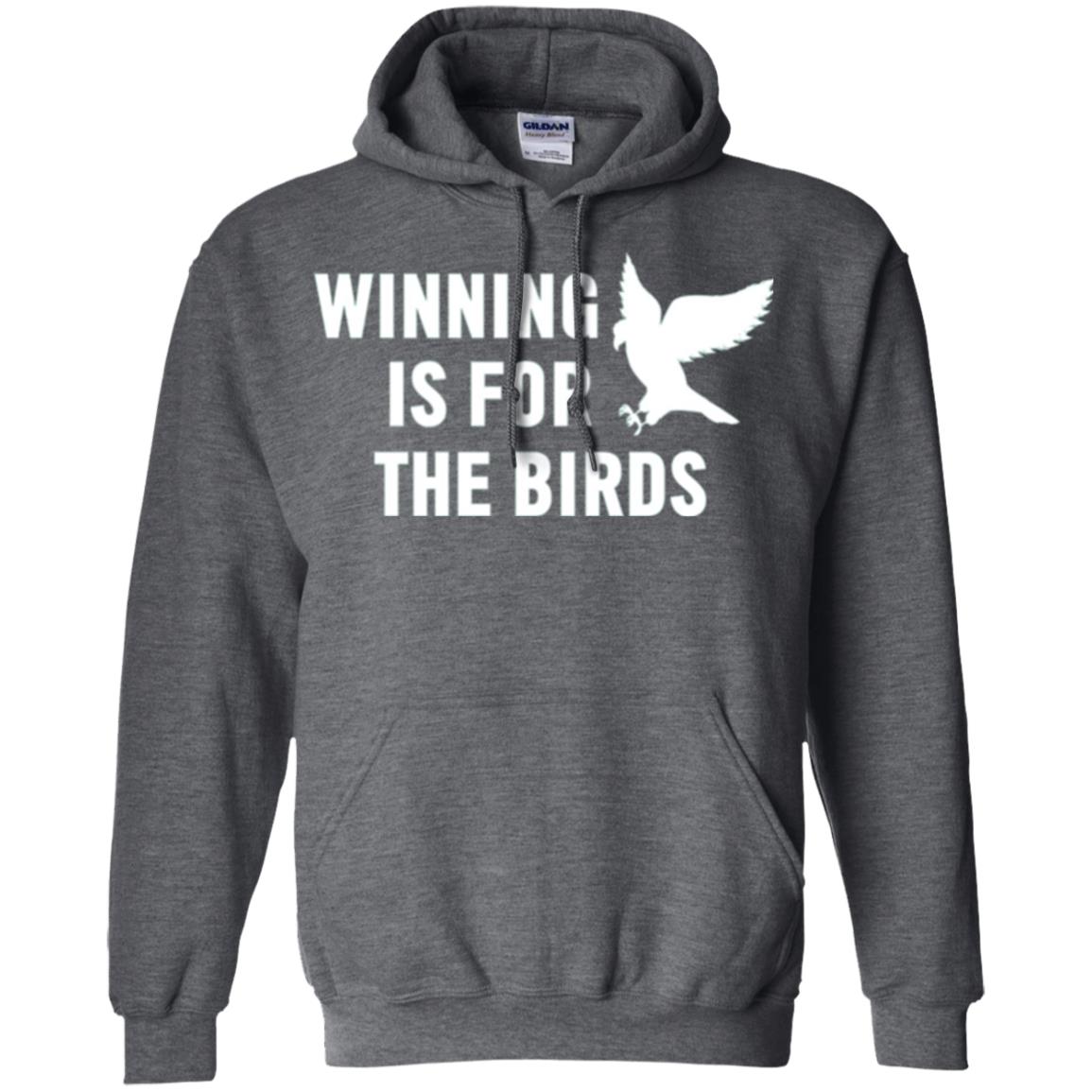 Winning Is For The Birds Eagle Mascot T-shirt Dark Heather