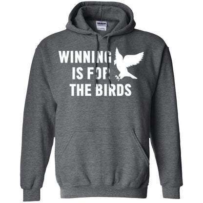 Winning Is For The Birds Eagle Mascot T-shirt Dark Heather