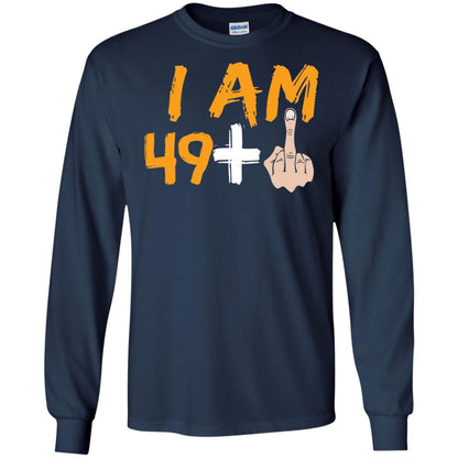 50th Birthday Funny T-shirt I Am 50 Years Old Navy