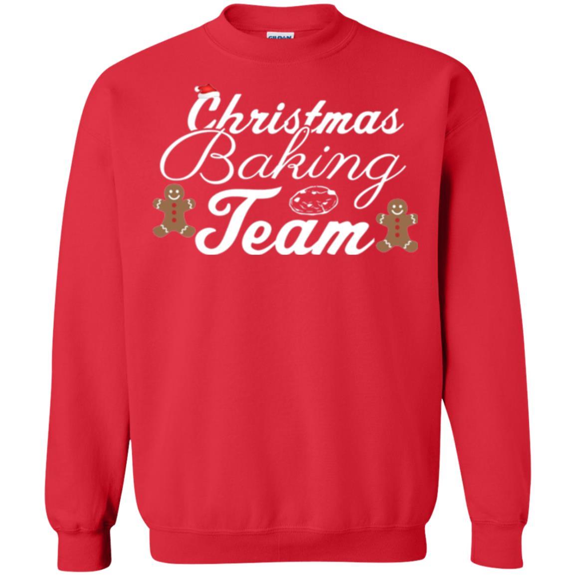 Baker T-shirt Christmas Baking Team Red