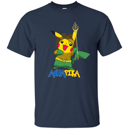 Aquapika Aquaman Piakachu Fan Shirt Navy