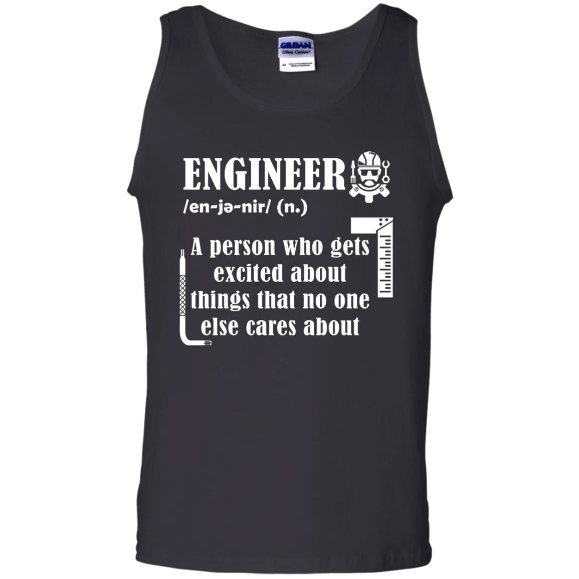 Engineer T-shirt A Person Who Gets Excited About Black