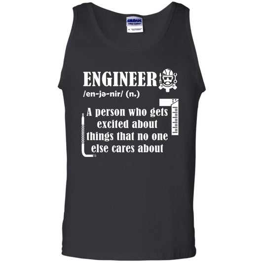 Engineer T-shirt A Person Who Gets Excited About Black