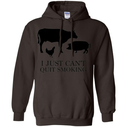 I Just Cant Quit Smoking Bar-b-que Hot And Smokey Shirt Dark Chocolate