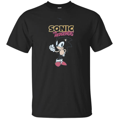 Movie T-Shirt Sonic The Hedgehog Black
