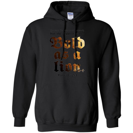 Christian T-shirt Bold As A Lion Black