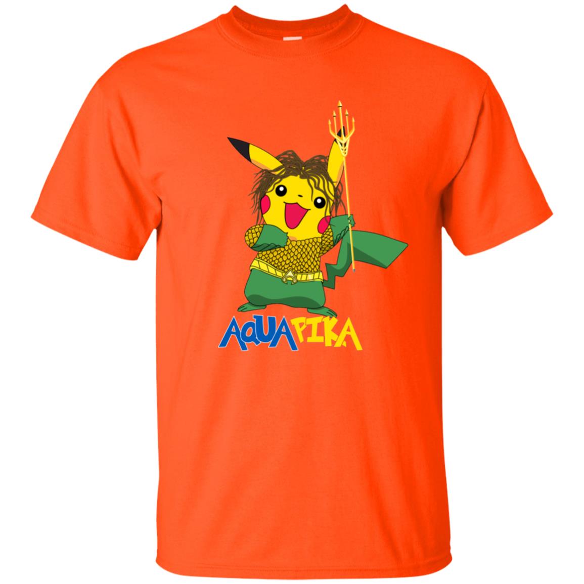 Aquapika Aquaman Piakachu Fan Shirt Orange