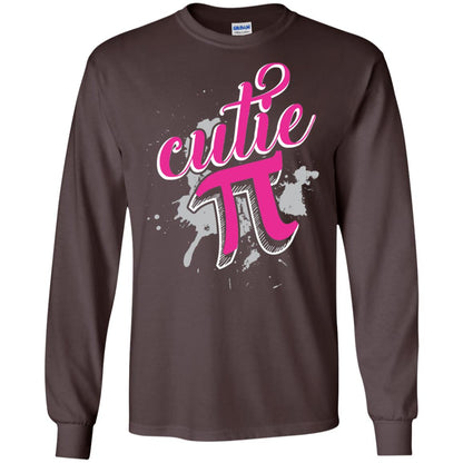 Cutie Pi Funny Math 3.14 Happy Pi Day T-shirt Dark Chocolate