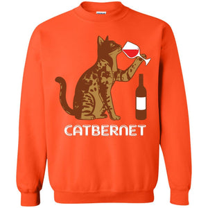 Cat Lovers T-shirt Catbernet Cat Wine