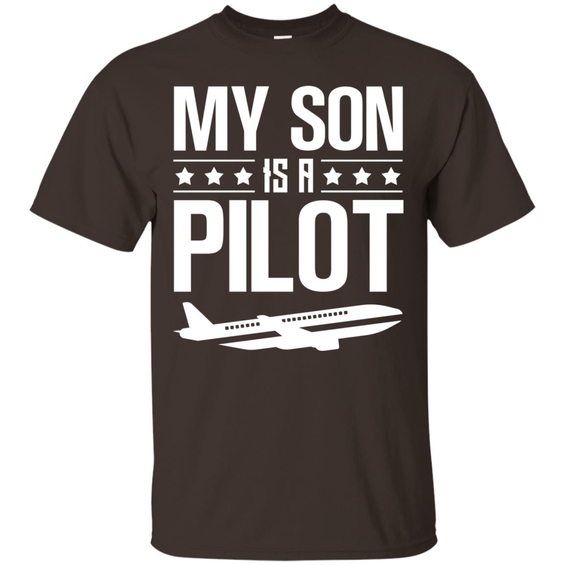 My Son Is A Pilot Shirt Dark Chocolate