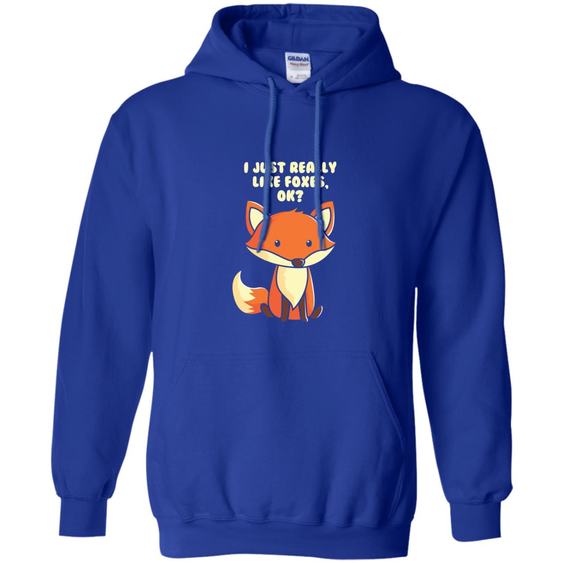 Funny Fox T-shirt I Just Really Like Foxes Ok Royal