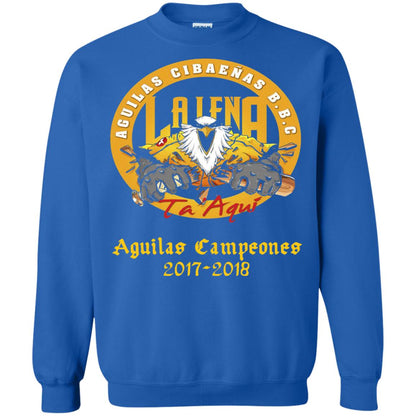 Baseball Lover T-shirt Aguilas Cibaenas Campeones 2017-2018 Royal
