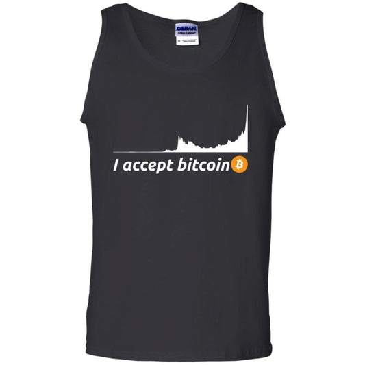 Cryptocurrency T-shirt I Accept Bitcoin Black