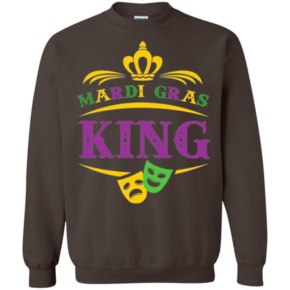 Mardi Gras King Gift T-shirt Dark Chocolate