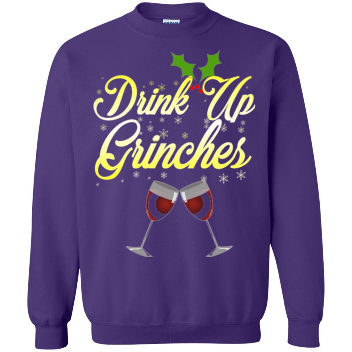 Christmas T-shirt Drink Up Grinches Purple