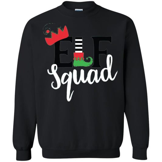 Christmas T-shirt Elf Squad Black