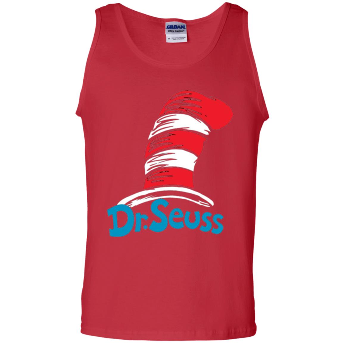 Film Lover T-shirt Dr. Seuss Hat T-shirt Red