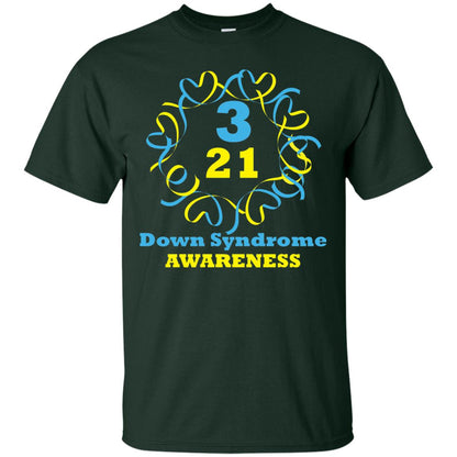 Down Syndrome Awareness T Shirt Forest