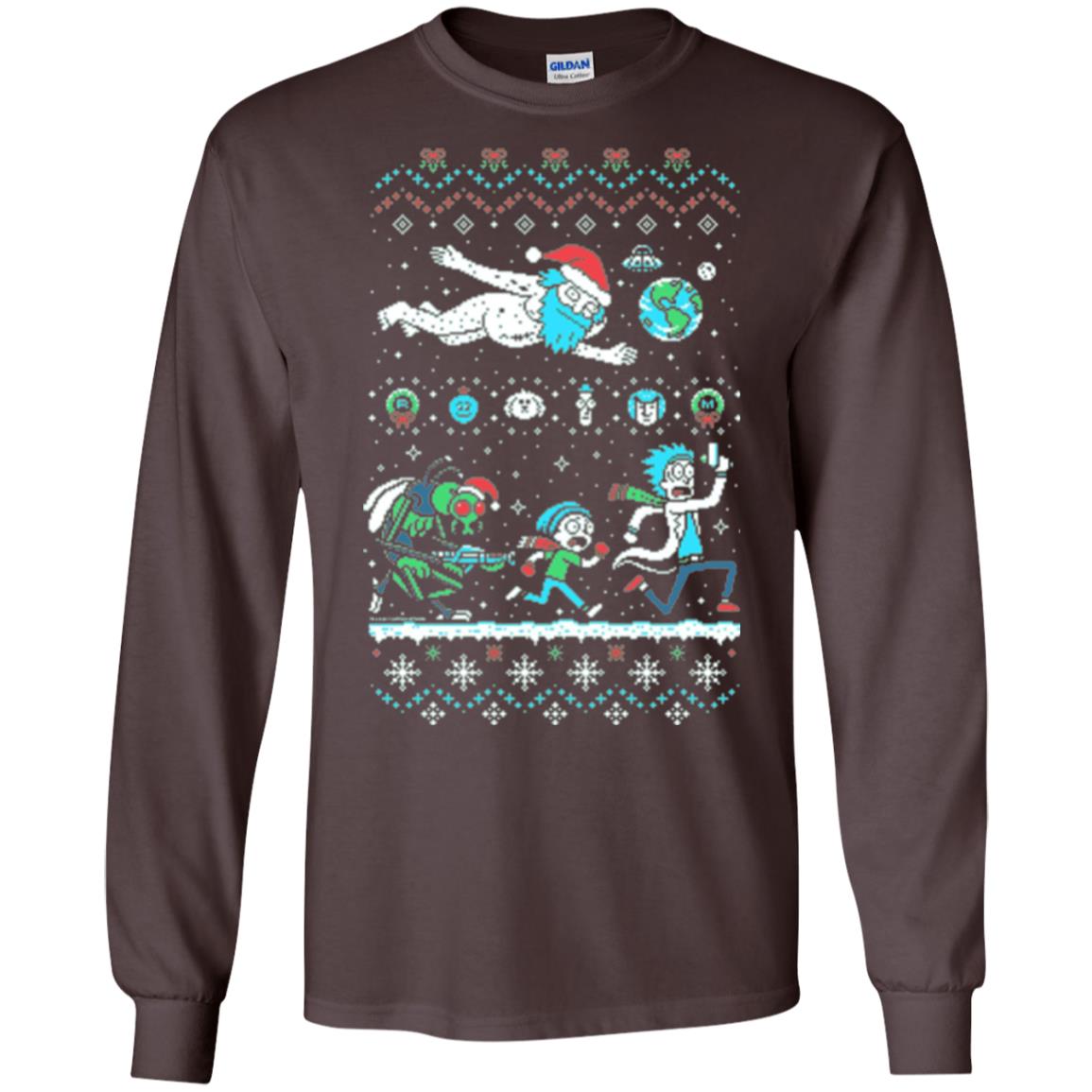 Rick And Morty T-shirt Dark Chocolate