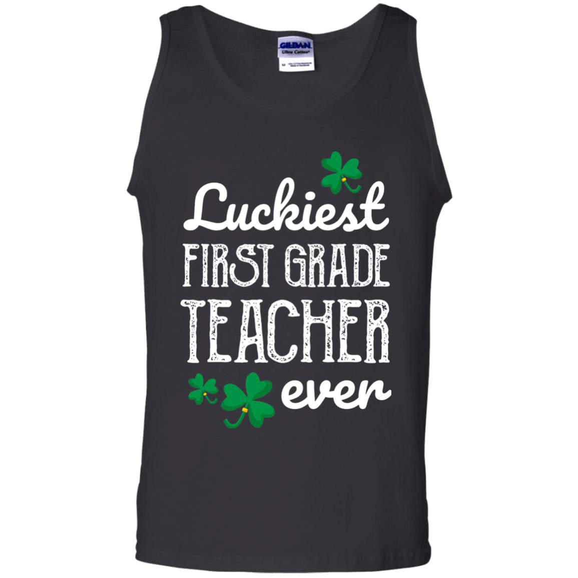 Luckiest First Grade Teacher Ever St. Patricks Day T-shirt Black