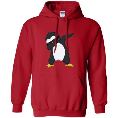 Chirstmas T-shirt Dabbing Penguin Red