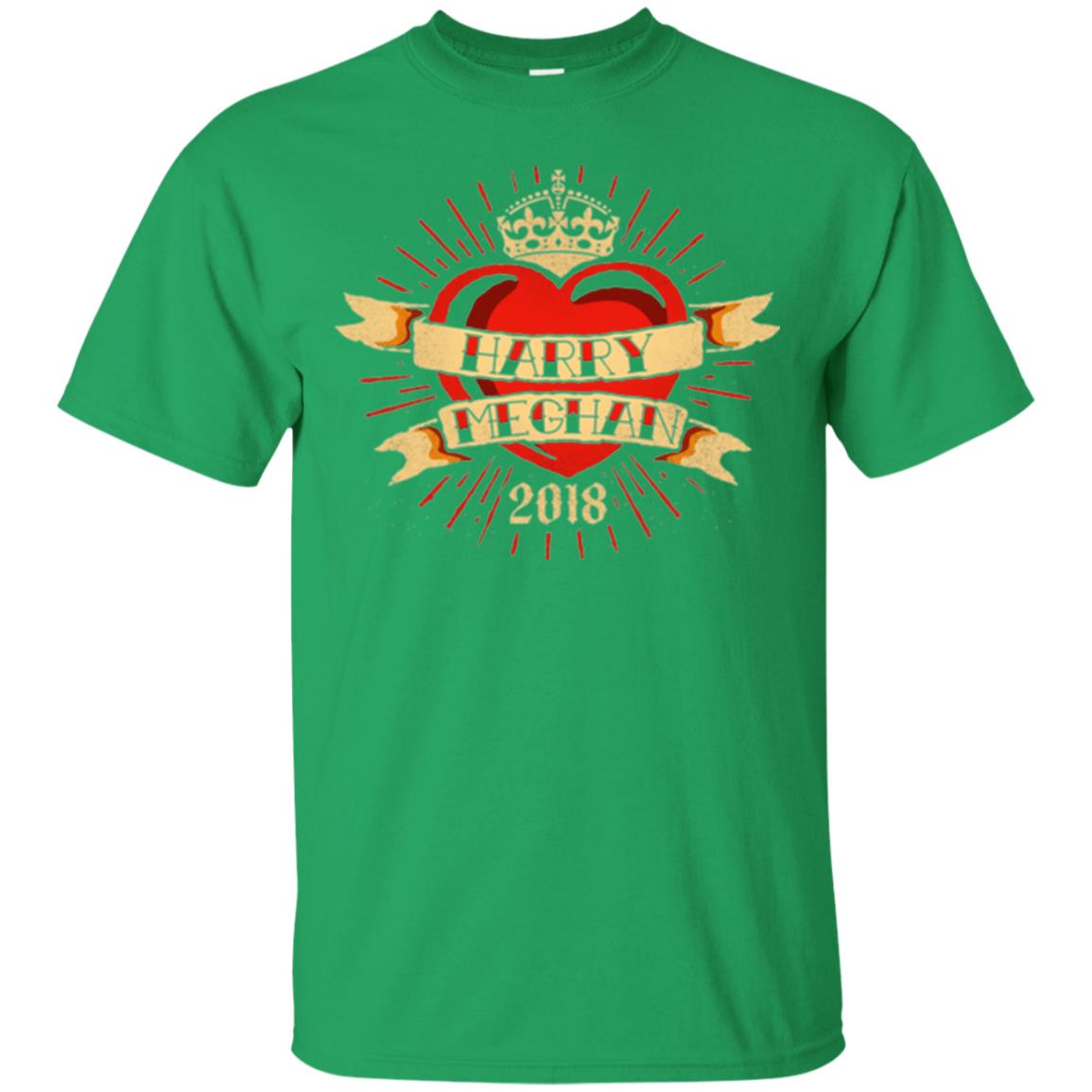 Harry And Meghan Royal Wedding Heart Tattoo Style Irish Green