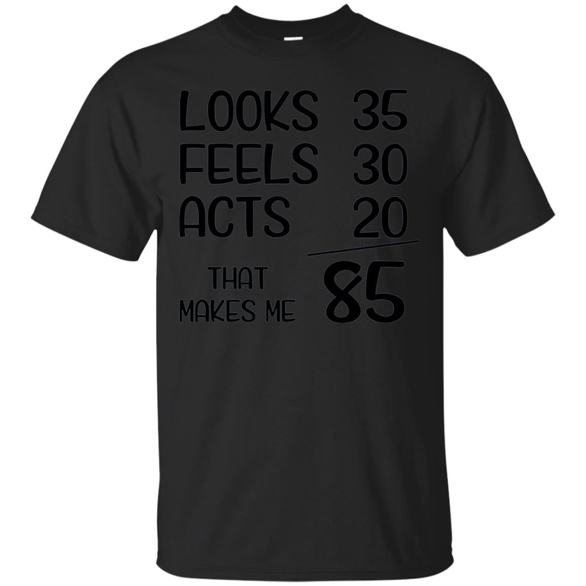Funny 1933 85 Years Old 85th Birthday T-shirt Black
