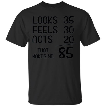 Funny 1933 85 Years Old 85th Birthday T-shirt Black