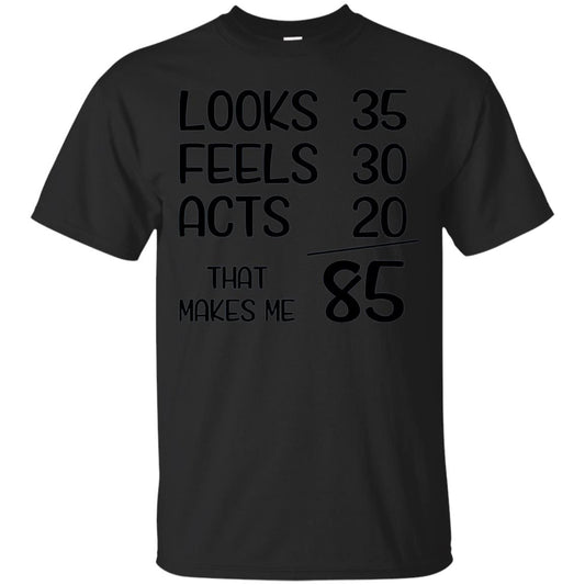 Funny 1933 85 Years Old 85th Birthday T-shirt Black