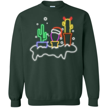 Cactus Merry X-mas Gift Shirt Forest Green