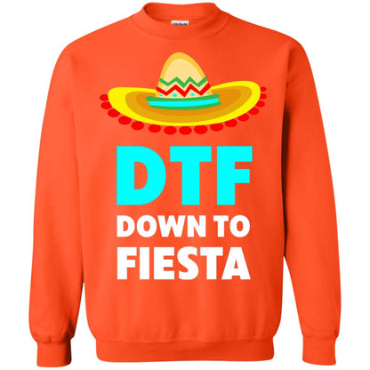 Down To Fiesta Dtf Funny Cinco De Mayo T-shirt Orange