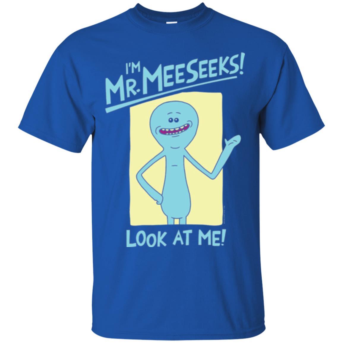 Film T-shirt I'm Mr. Meeseeks Look At Me Royal