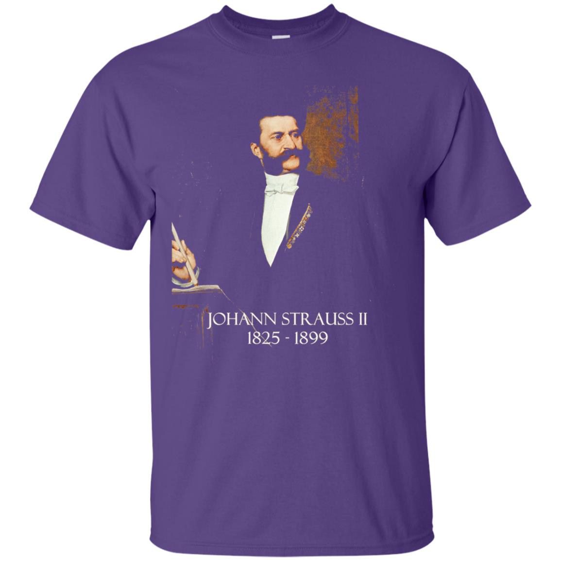 Musician T-shirt Johann Strauss Ii Purple