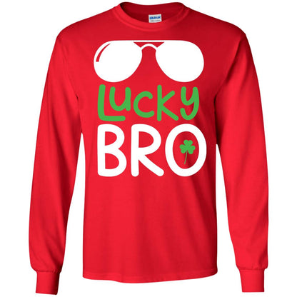 Lucky Bro St. Patrick_s Day T-shirt Red