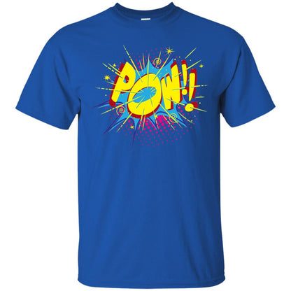 Pow Comic Sound Effect Shirt Royal