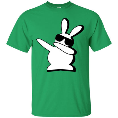 Dabbing Hip Hop Bunny Easter Dab Rabbit Dance T-shirt Irish Green
