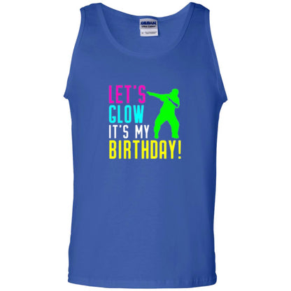 Let_s Glow Party It_s My Birthday T-shirt Royal