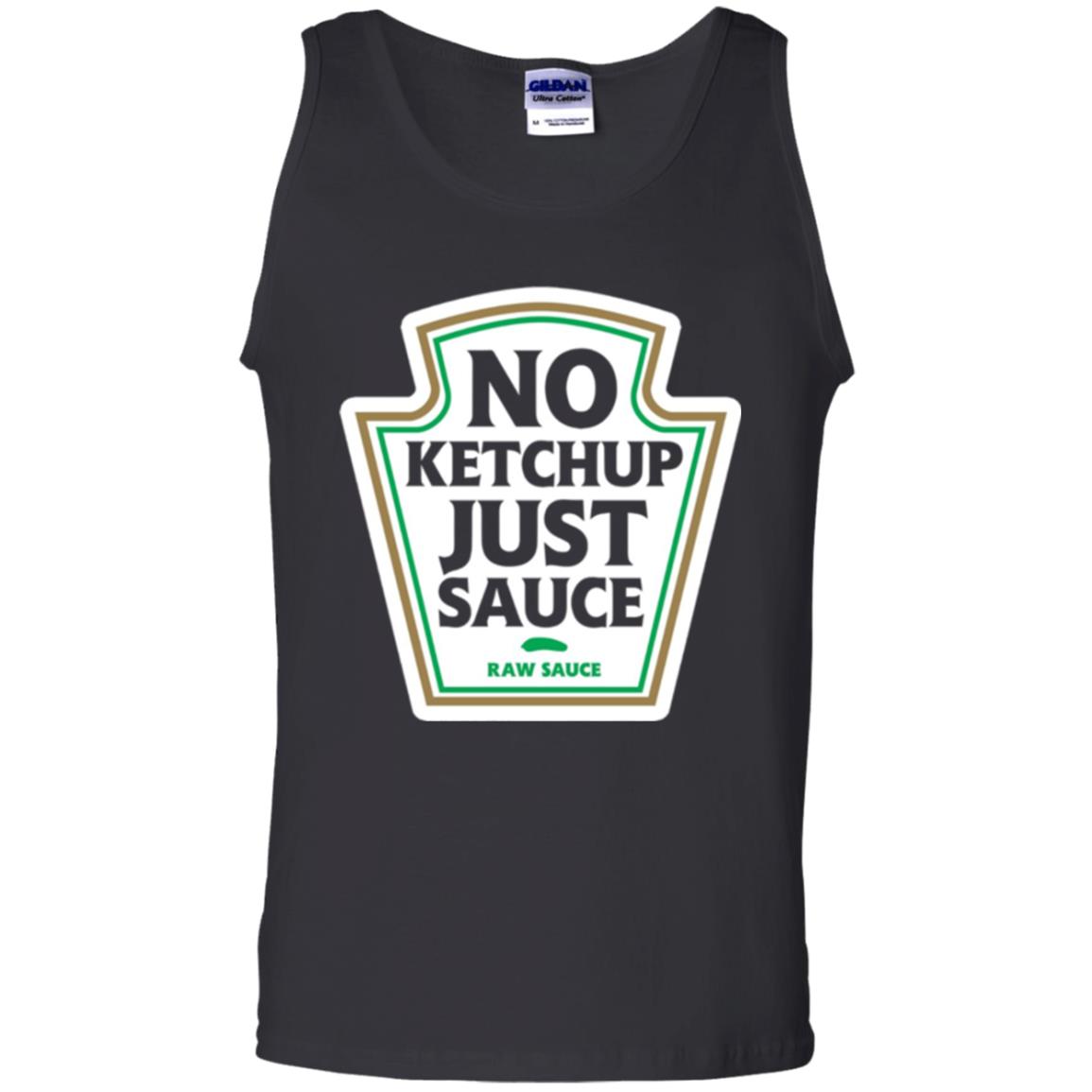 No Ketchup Just Sauce T-shirt Black