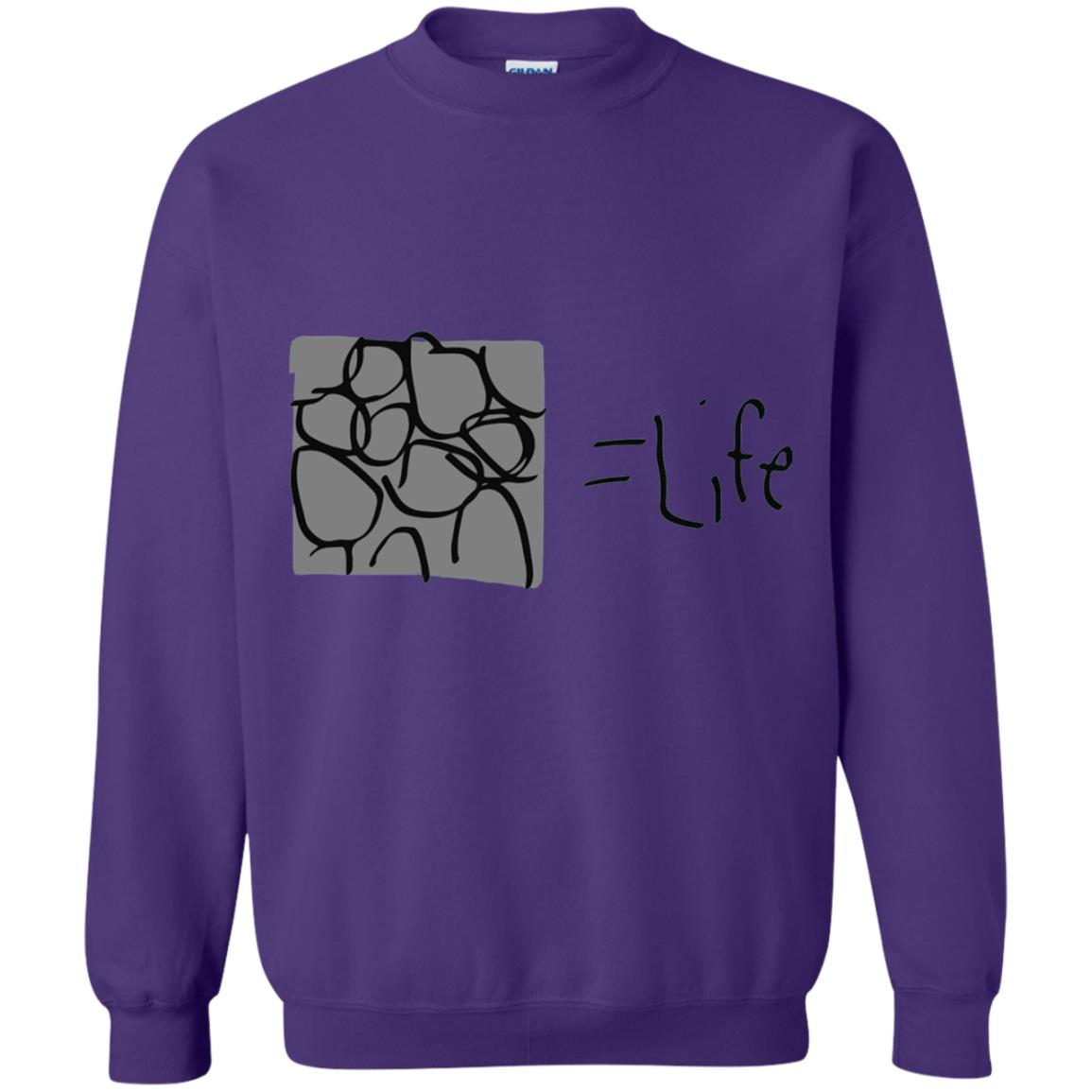 Cobblestone Equals Life Video Game Gamers Shirt Purple